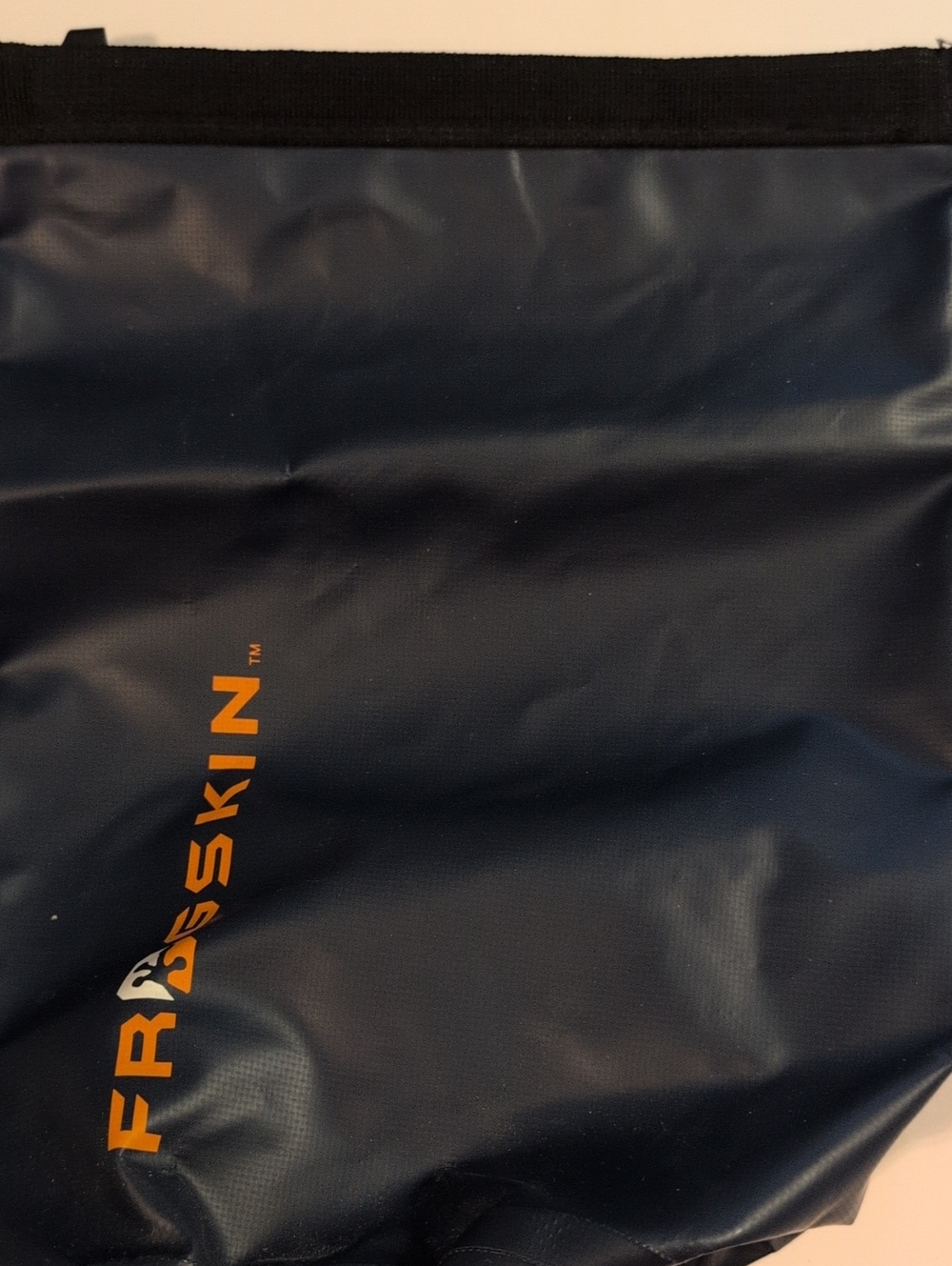 FROGSKIN Navy Blue Waterproof Gear Bag with Orange Logo